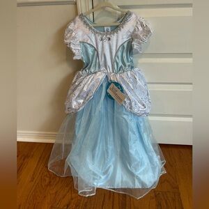 LITTLE ADVENTUREs Cinderella Dress Up costume princess dress size 5-7 years